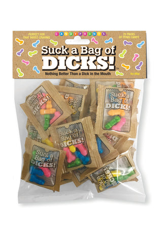 Suck a Bag of Dicks! 25 Individual Fun Size Packages CP-903