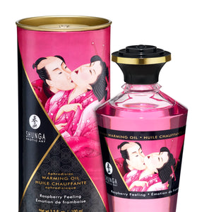 Aphrodisiac Warming Oil - Raspberry Feeling SHU2201
