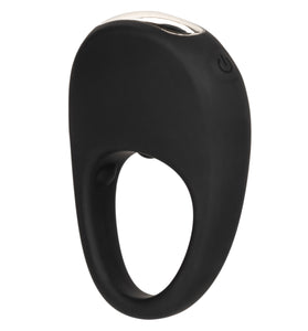 Silicone Rechargeable Pleasure Ring - Black - Black SE1841073