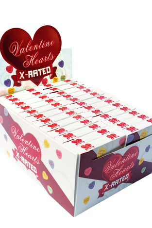 Valentine Hearts X-Rated Candy - 24 Count Display HTP2991D