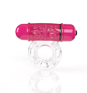 Screaming O 4t - Owow Super Powered Vibrating Ring - Strawberry SO-4TOW-ST