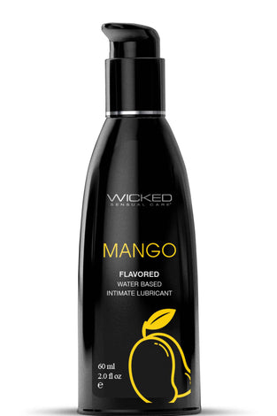 Aqua Mango Flavored Water Based Intimate Lubricant - 2 Fl. Oz. WS-90462