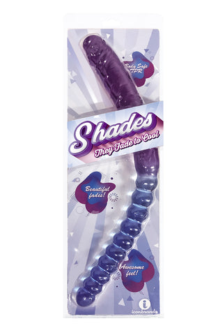 Shade - 17 Inch Double Dong - Violet and Blue IC1307