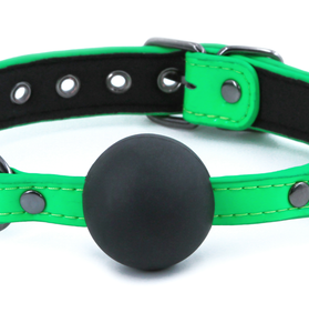 Electra Play Things - Ball Gag - Green NSN-1310-68