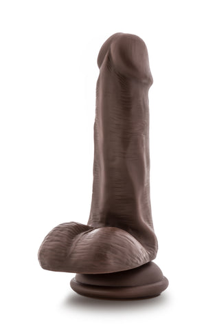 Dr. Skin Silicone - Dr. Daniel - 6 Inch Dildo With Suction Cup - Chocolate BL-54616