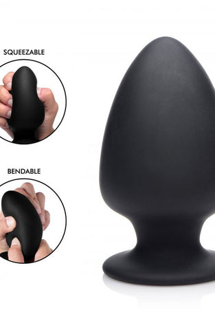 Squeezable Silicone Anal Plug - Medium SQ-AG329-MED