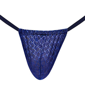 Diamond Mesh Posing Strap - One Size - Navy MP-450264NV1S