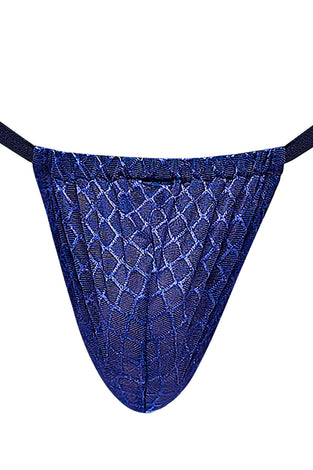 Diamond Mesh Posing Strap - One Size - Navy MP-450264NV1S