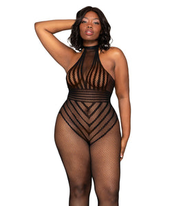 Bodystocking - Queen Size - Black DG-0402XBLKQ