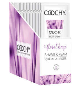 Coochy Shave Cream - Floral Haze - 15 ml Foils 24 Count Display COO1004-99D