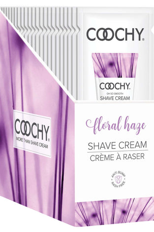 Coochy Shave Cream - Floral Haze - 15 ml Foils 24 Count Display COO1004-99D