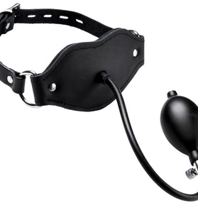 Silencer Inflatable Locking Penis Gag - Black MS-DU265