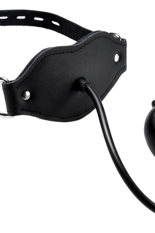 Silencer Inflatable Locking Penis Gag - Black MS-DU265