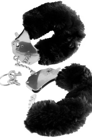 Fetish Fantasy Series Furry Cuffs - Black PD3804-23