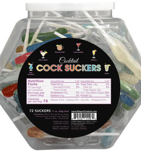 Cocktail Cock Suckers Fish Bowl - 72 Suckers KG-NV100FB