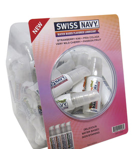 Swiss Navy 4 Flavored 1oz 50ct Fishbowl MD-SNFL1OZ50