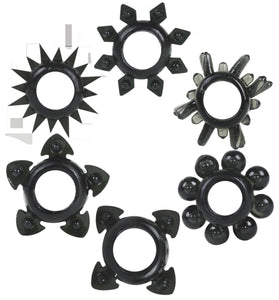 Tower of Power Set of 6 - Black DJ0860-02