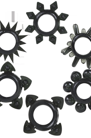 Tower of Power Set of 6 - Black DJ0860-02