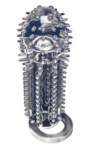 Optimale Stimulator Extension With Ball Strap - Clear DJ0690-41-BX