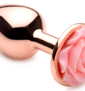 Pink Rose Gold Anal Plug - Small BTYS-AG855-SML