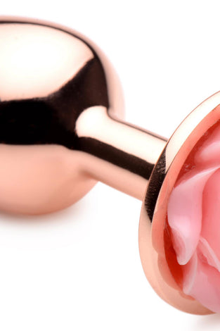 Pink Rose Gold Anal Plug - Small BTYS-AG855-SML