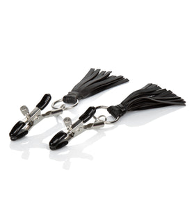 Nipple Play Playful Tassels Nipple Clamps - Black SE2614052