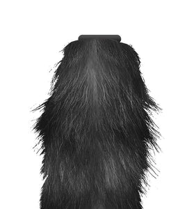 Interchangeable Black and White Fox Tail TZ-AG842