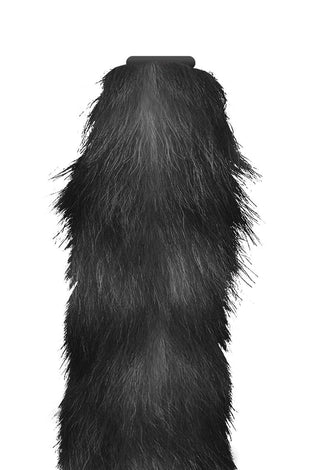 Interchangeable Black and White Fox Tail TZ-AG842