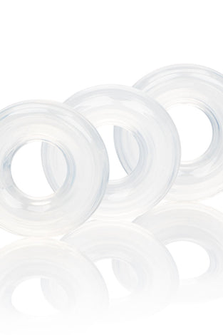 Set of 3 Silicone Stacker Rings SE1434802
