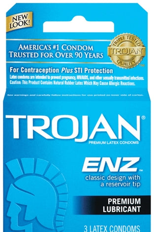 Trojan Enz Lubricated - 3 Pack TJ93050