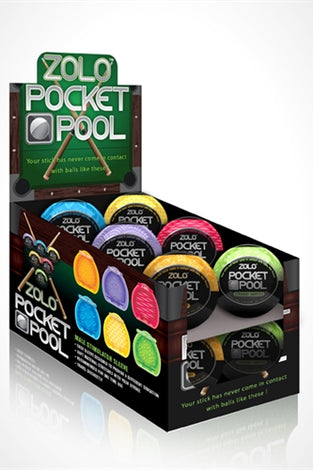 Pocket Pool - 12 Pieces Display ZOLO-PP-12