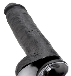 King Cock 11 Inch With Balls - Black PD5510-23
