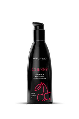 Aqua Cherry Flavored Water Based Intimate  Lubricant - 2 Fl. Oz. WS-90432