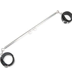 Expandable Spreader Bar Set 24 Inches - 36 Inches With Detachable Leatherette Cuffs EL-LF1000