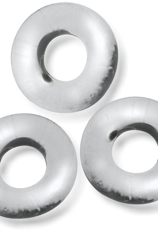 Fat Willy 3-Pack Jumbo C-Rings - Clear OX-3065-CLR
