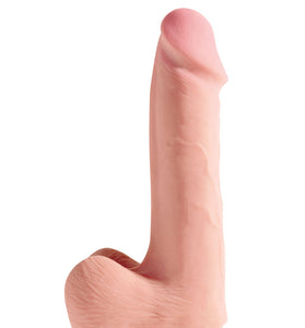 King Cock Plus Triple Density 7.5 Inch Cock With Balls - Flesh PD5718-21