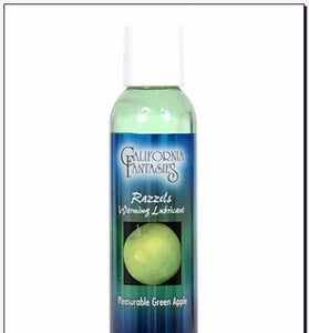 Razzels Warming Lubricant - Pleasurable Green Apple - 4 Oz. Bottle CF-RPG-04