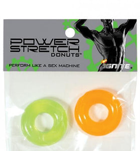 Power Stretch Donuts - 2 Pack - Orange and Green SI-95107