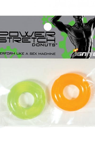 Power Stretch Donuts - 2 Pack - Orange and Green SI-95107