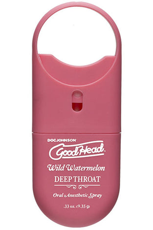 Goodhead - Deep Throat Spray to-Go - Wild  Watermelon - .33 Oz. DJ1360-40-CD
