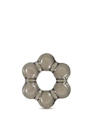 Stay Hard - Thick Bead Cock Ring - Black BL-00365