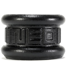Neo 1.25 Inch Short Ball Stretcher Squishy Silicone - Smoke Black OX-1258-BLK