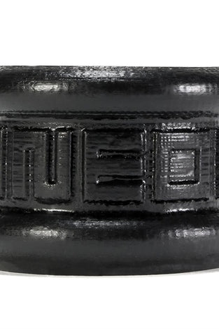 Neo 1.25 Inch Short Ball Stretcher Squishy Silicone - Smoke Black OX-1258-BLK