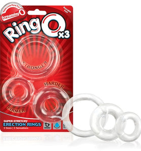Ringo X3 - Clear - Each RNGO-3P-C-110