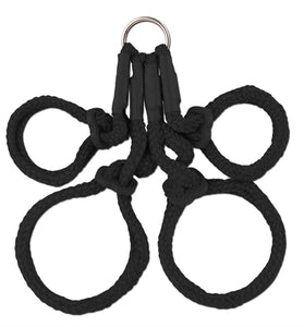 Fetish Fantasy Series Japanese Silk Rope Hogtie -  Black PD3815-23