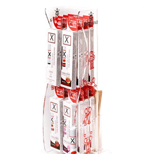 X on the Lips Buzzing Lip Balm - 16 Piece Tower Display - Assorted Flavors SEN-VL209-16T