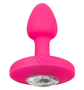 Cheeky Gems - Small Rechargeable Vibrating Probe - Vibrating Probe - Pink SE0443053