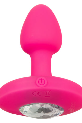 Cheeky Gems - Small Rechargeable Vibrating Probe - Vibrating Probe - Pink SE0443053