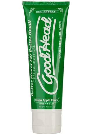 Good Head Oral Delight Gel 4 Oz - Green Apple DJ1360-07