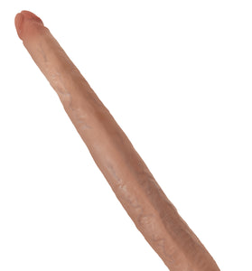 King Cock  16 Inch Tapered Double Dildo - Tan PD5517-22